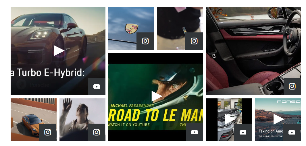 Promotional Social Wall example